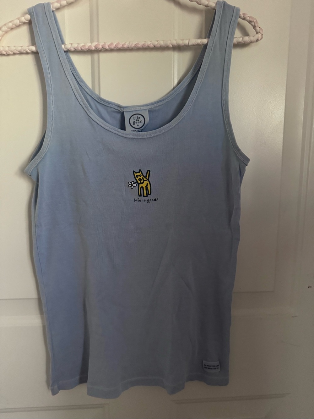 Life Is Good women’s tank top -SZ M LIGHT Blue
F3